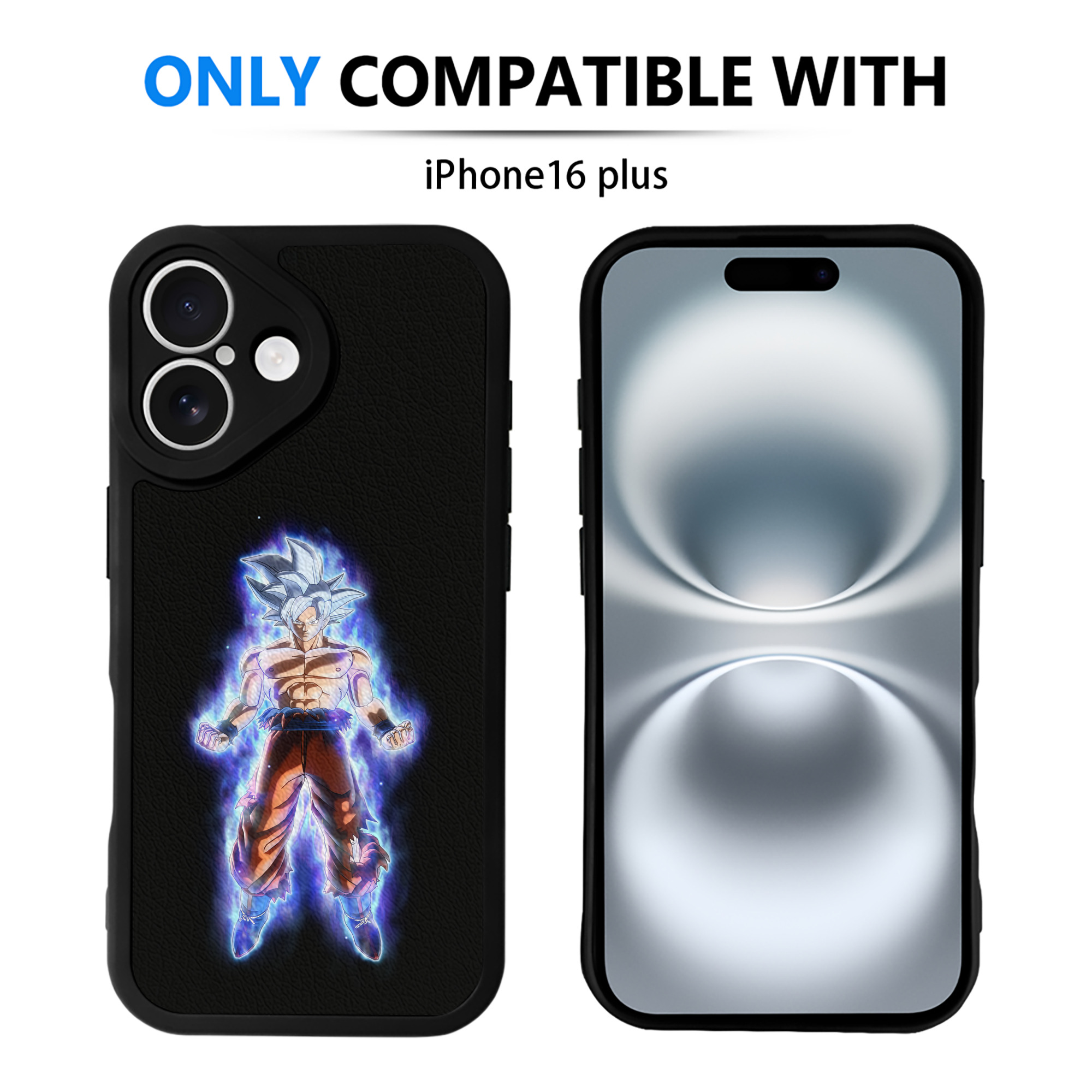 （画像用） ドラゴンボール 孫悟空（そん ごくう）Son Goku カカロット DRAGON BALL Kakarotto 【iPhone 16シリーズ対応】シリコンスマホケース（レザー調） 材質：シリコン